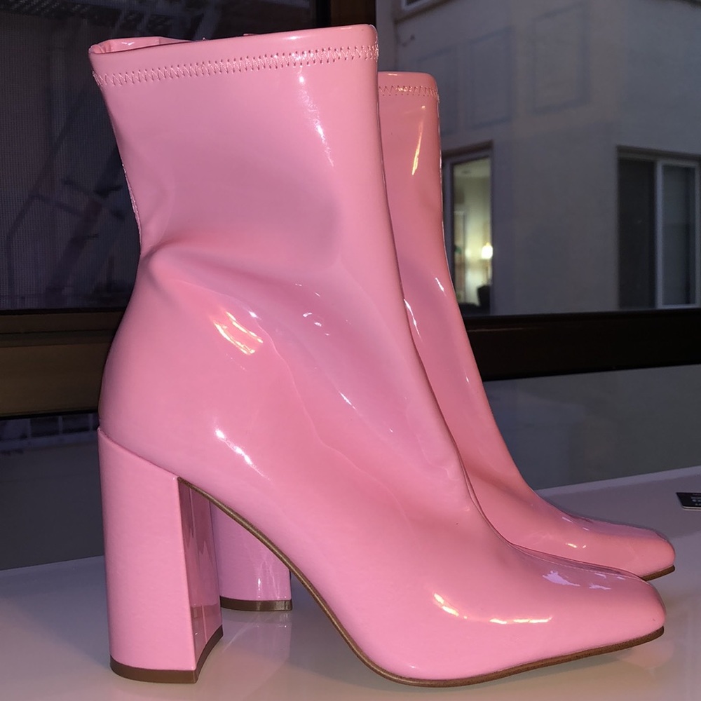 Steve Madden Patent Booties